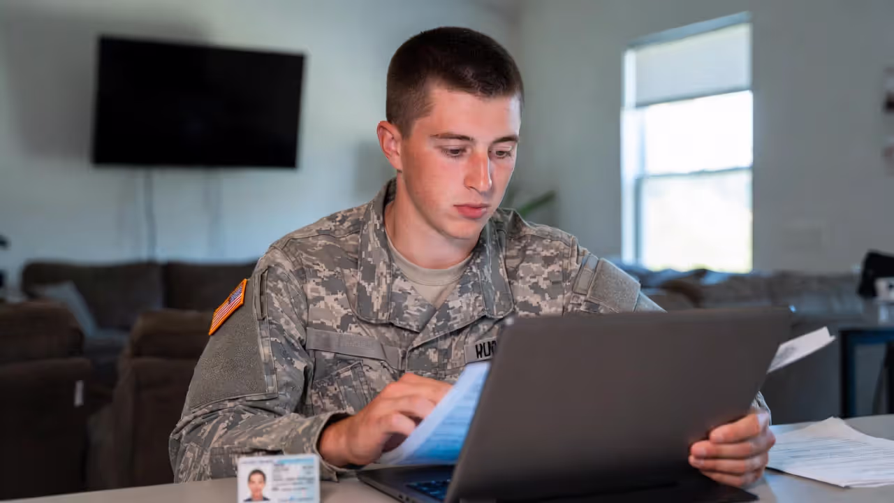 Eligibility depends on your service status and documentation.